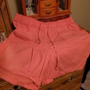 Peach shorts